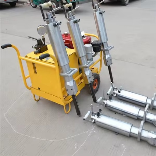 Powerful 8HP Diesel Driven Portable Hydraulic Rock Splitter Machine for Mining & Demolition with 400 Ton Splitting Force