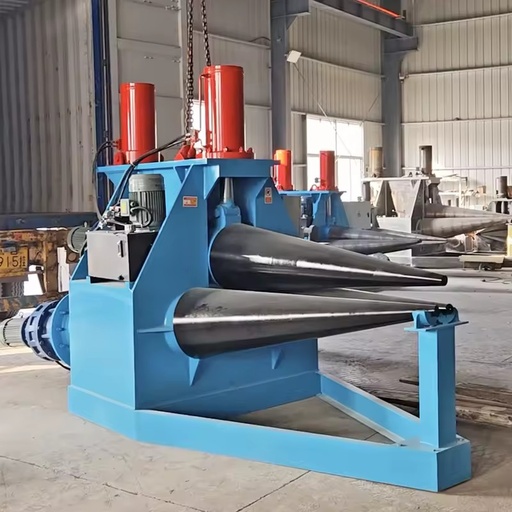 8x1600 Cone Plate Rolling Machine Three-roll Hydraulic Cantilever Conical Plate Roll Forming Machine for Steel Plates
