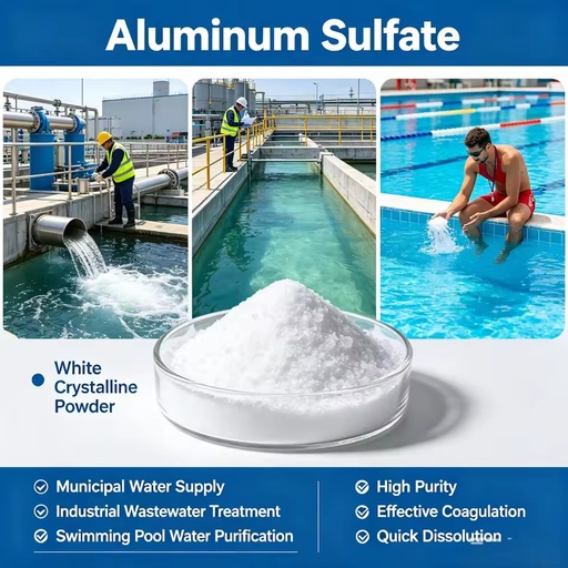 Food grade 17% Al2O3 Granular Aluminium Sulphate Sale Horticultural Alum