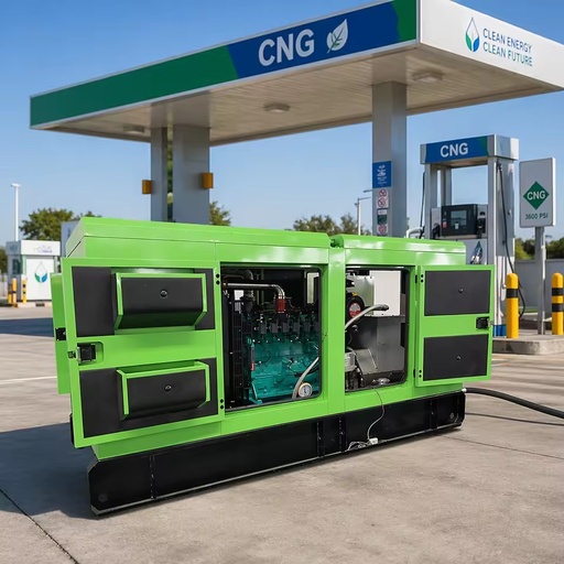 20KW-100KW 3 Phase Super Silent Open Frame Portable Generator with ATS LPG/Biogas/NG/Natural Gas 25KVA-100KVA 99% Efficiency