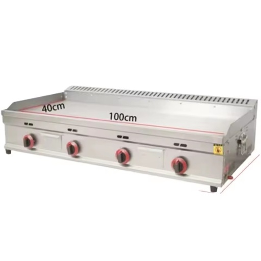 Commercial Stainless Steel Flat Gas Burger Griddle Grill for Restaurant Equipment