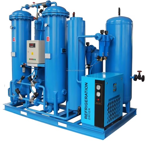 High Purity PSA Oxygen Generator Air Separation Plant with Core Air Compressor Gas Generation Equipment