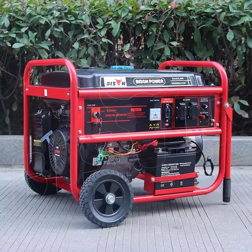 () 5kW 13Hp Portable Gasoline Generator 50Hz 60Hz 220V Home Backup Construction Site Electric Start Single/Three Phase