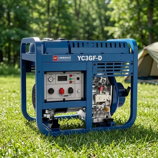 Price Manufacturer Yuchai 2.8kw 7.5kw Water Cooled Power Plant Gas Turbine Electric Diesel Generator Machine Set