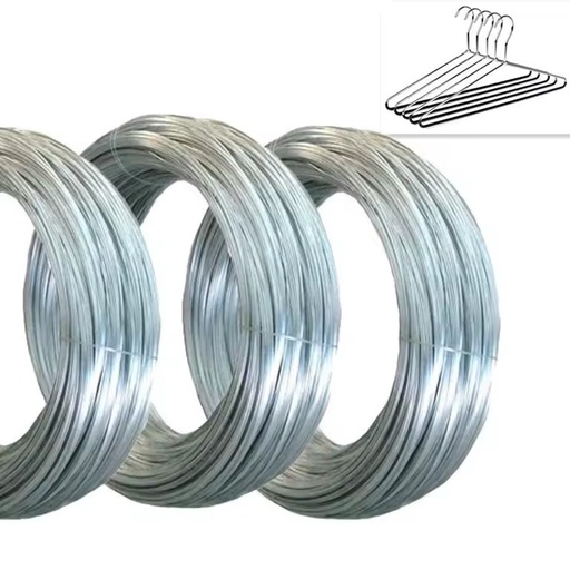 Fence Wire Alambre Galvanizado Hot Dipped Arame Liso Para Making Laundry Clothes Hangers Galvanized Iron Wire