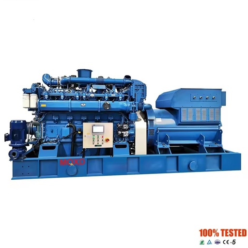 200KW 250KVA CNG Natural Gas Turbine Generator Set With Pressure Relief Device, Customizable, Industrial Export Power Equipment