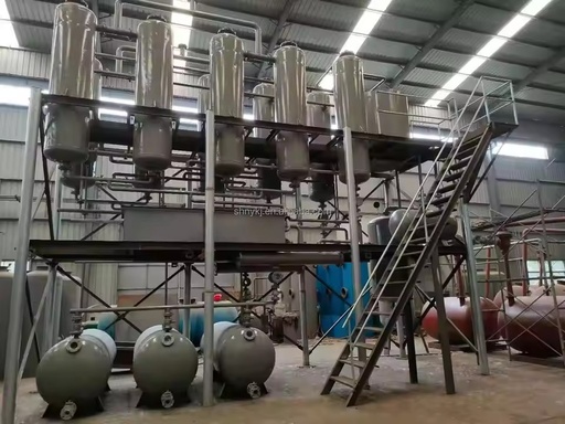 5~10 TPD used engine oil refining machine for refining petroleum used engine oil waste oil