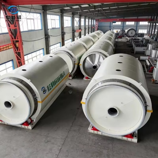 Industrial Grade Commercial Waste Tires Discarded Plastic Items Petroleum Sludge Into Fuel Oil rubber pyrolysis machine