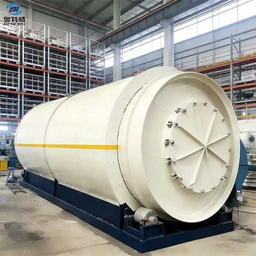 Eco Friendly Commercial Municipal Solid Waste Waste Plastic Good Petroleum Sludge Into Fuel Oil rubber pyrolysis machine