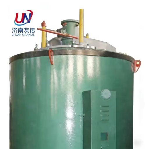 Gas Steel PLC Controlled High-Accuracy 25kW Energy Saving Induction Heating Machine Well Type with Motor Gear for Industrial Use
