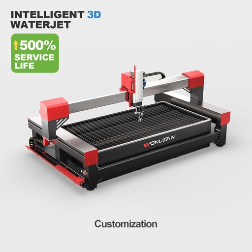 WONLEAN Automatic Water Jet Cutting Machine for Steel 3 Axis Waterjet