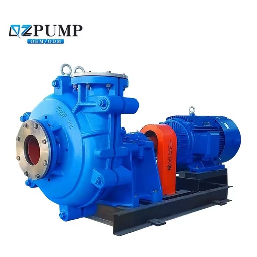 ZJ High Quality Industrial Pump Stirrer Alloy Material Sand Dredge Pump for River and Alluvial Mining Energy Saving Fluid Pump