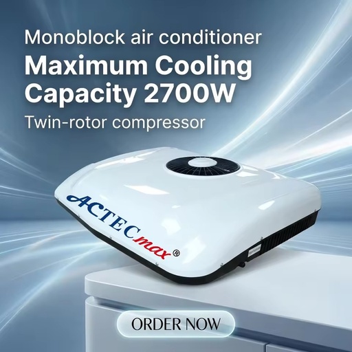 24V AC 9215BTU Electric Semi Truck Air Conditioning Equipment Idle Reduction Cabin Cooler Energy Saving Temperature Solution