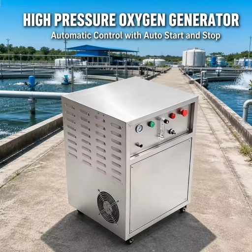 10L/min Industrial PSA Oxygen Machine High Pressure Oxygen Generator for Aquaculture Shrimp Farming Pond Water Treatment