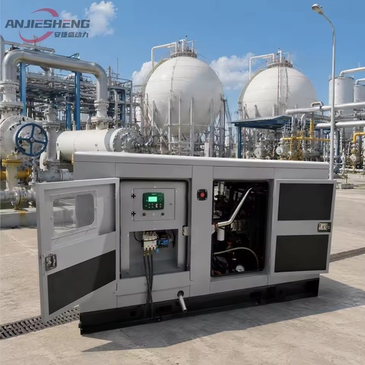 Industrial LPG Propane Generator 60kw 80kw Retread Natural Gas Syngas Biogas Generator Set for 30kw Biogas Digester Power Plant