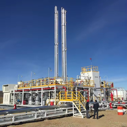 LNG Plant Liquefaction Generator Skid Gas Plant with Core Components-Engine PLC Motor for Sale
