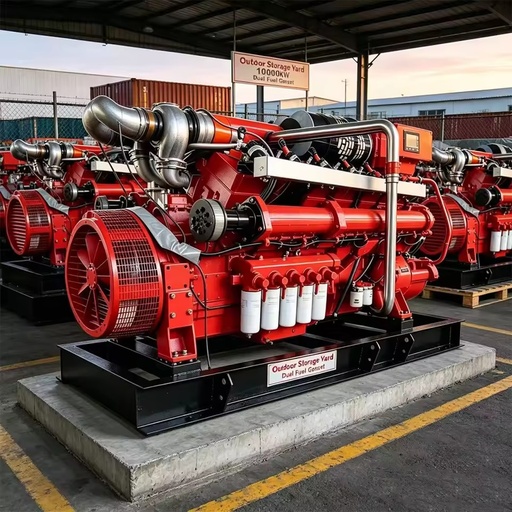Gas Generator Set, Reliable Emergency Power Generation Equipment for Factory Workshop and Disaster Resistant Power Supply