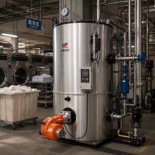 Industrial Use 200kg/h Diesel Oil Fired Steam Generator 140kw Vertical Once-Through Steam Boiler for Laundry and Textile