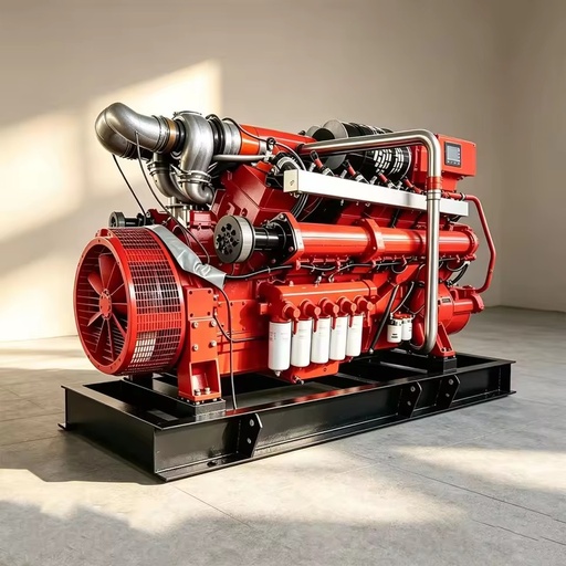 Large Size Gas Generator Set, High Efficiency Emergency Standby Power Equipment for Industrial Factory and Mining Site