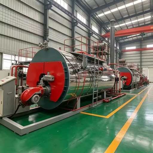 Automatic 1.5t/h Horizontal Natural Circulation Dual Fuel Gas Oil Steam Boiler 1MW Fully Integrated Industrial Steam Generator