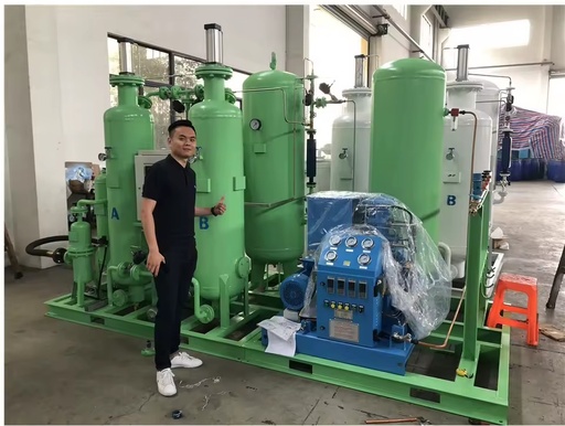 Oxygen Generator Plant PLC SIEMENS 95% High Purity 3-200nm3/h Capacity Bottle Cylinder Filling O2 Gas Generation Equipment PSA