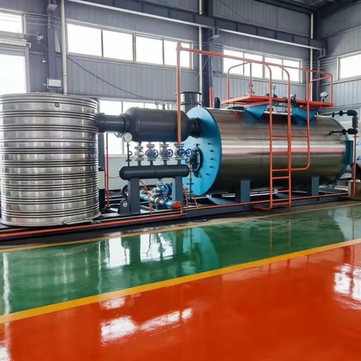 1.5t/h Compact WNS Oil Gas Boiler 1MW Fully Automatic Industrial Steam Generator for Large Scale Garment Steaming Line