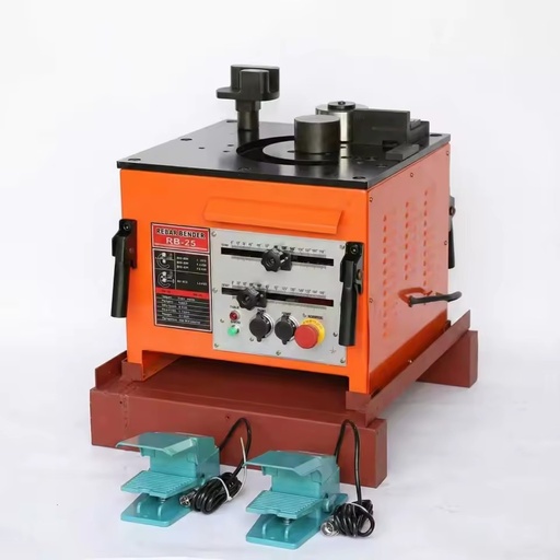 RB-25 Portable Electric Rebar Bending Machine with Motor & Gear Semi-Automatic 220V/110V
