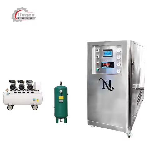 Integrated Nitrogen Generator PLC Intelligent Control Nitrogen Generator for Biochemistry Lab specialized High-purity Gas
