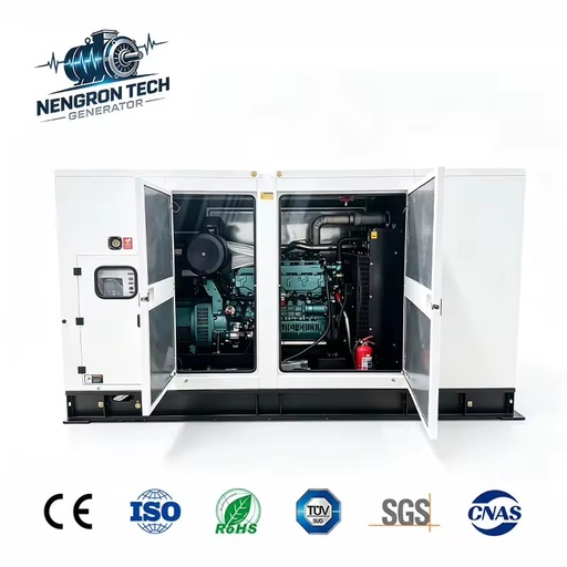 165kVA Industrial Natural Gas Generator with Canopy Silent Type by Cummins Power Engine