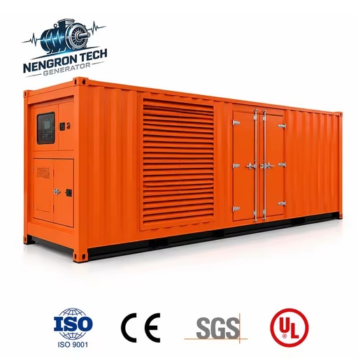 Containerized Gas Generator Set 500kW 800kW Dongfeng Cummins Power Energy Saving Design for Mining Power Supply