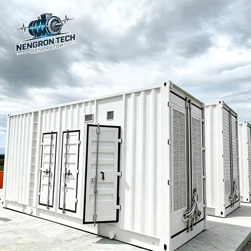 Container Gas Type Generator Set Long Service Life Genset for Large Industrial Park Continuous Power Supply