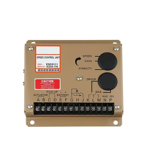 Plc Generator Speed Controller Governor Control Unit ESD5111 Bulk Supply
