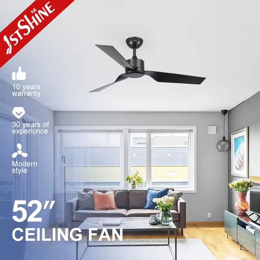 1stshine 52 Inches ABS Blade Modern Easy Summer Winter Mode Dimmable Speed Elegant Design Remote Control Ceiling Fan
