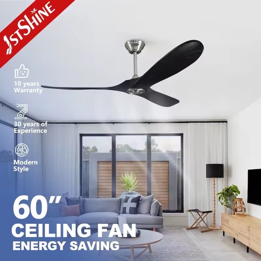 1stshine Solid Wood Home Remote Ultra Quiet Alexa Google Compatible Voice Assistant Intelligent Control Ceiling Fan