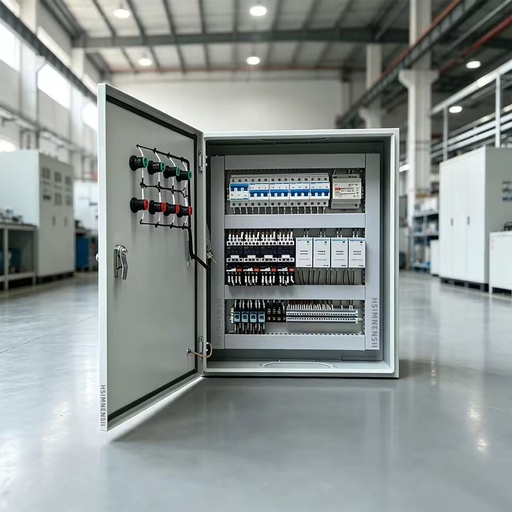 Custom Assembled Low Voltage Control Box 3 Phase 4 Wire Meter Cabinet for Highway Street Light Water Pump Fan Control System