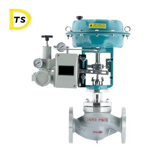 Pneumatic Diaphragm Control Valve CF8 Stainless Steel with Smart Positioner