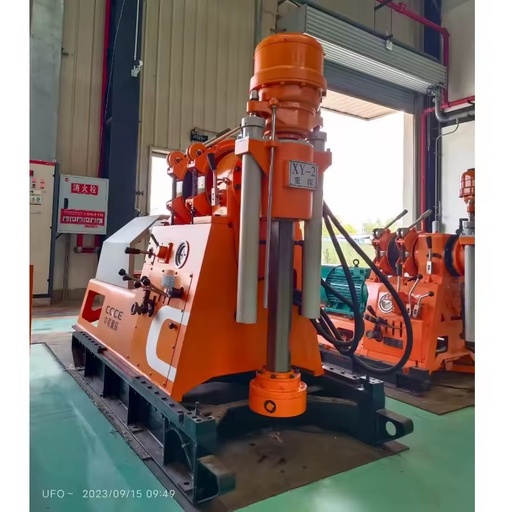 XY-2 Portable Rock Core Drilling Rig with Diesel Engine Gearbox and Bearing Essential Components Including Pump Motor Gear