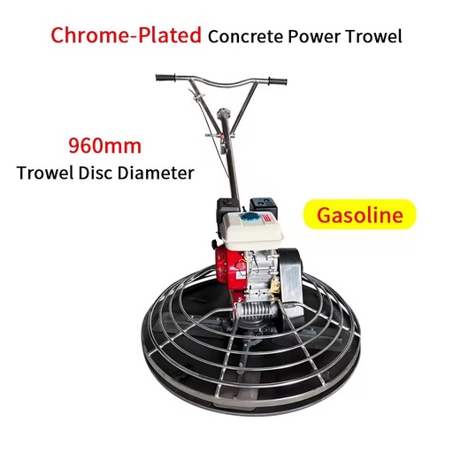 High Efficiency 960mm Disc Chrome-Plated Gasoline Concrete Power Trowel Cement Floor Smoothing Polishing Finishing Machine