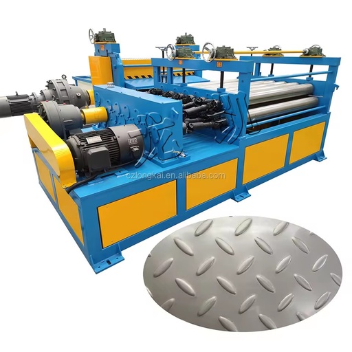 Automatic Embossing Machine Line for Checkered Plate Steel Plate AL Stainless Steel