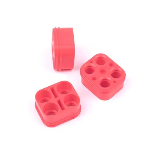 IP67/IP68 Multi-Cavity Moulded Connector Seal with FKM/NBR/EPDM Materials