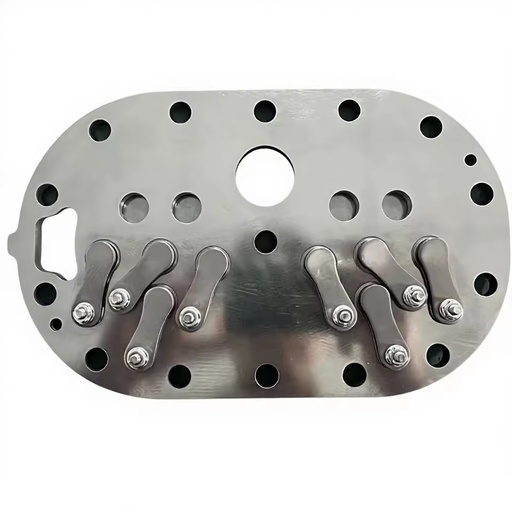 Customized Stainless Steel Valve Plate Assembly for 4 6F Series Refrigeration Compressor Spare Parts 82mm Cylinder