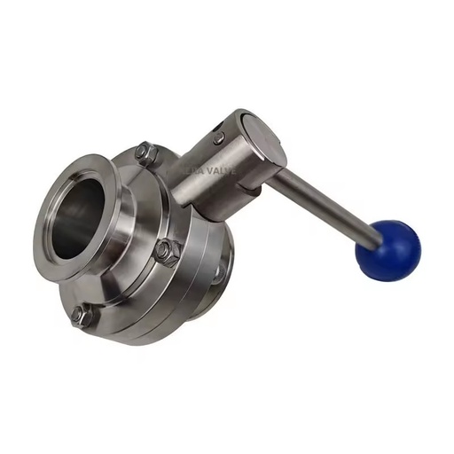 Helium Leak Tested KF Vacuum Butterfly Valve, 316L Stainless Steel High Vacuum Valve